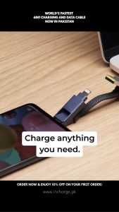 Order Best Charging Cable in Pakistan – Fast & Long-Lasting