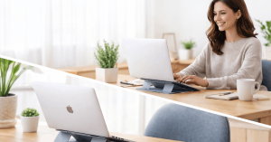 Invisible Laptop Stand The Future of Minimal Workspaces
