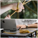 inCharge® XL 2m / 6.6ft - 100W, 6in1 Super Long Cable - Image 8