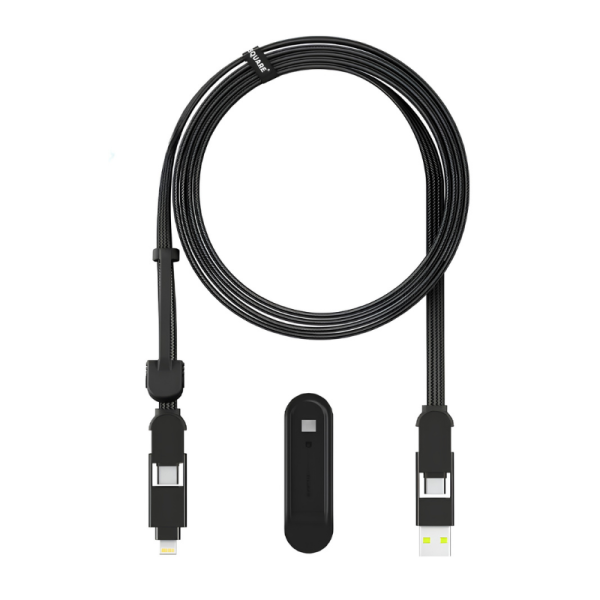 inCharge® XL 2m / 6.6ft - 100W, 6in1 Super Long Cable